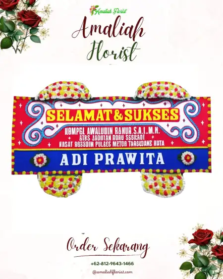 Papan Bunga Ucapan Selamat Cirea